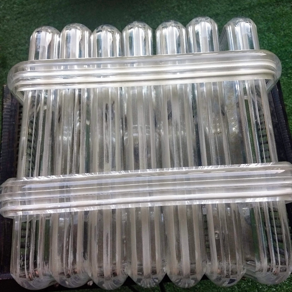 Vintage Art Deco Lucite wall fixture